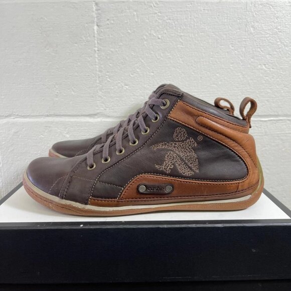 Cushe Manuka Ridge UM00018 Dark Brown Leather Ankle Boots Lace up Men's 11 US - Picture 4 of 10